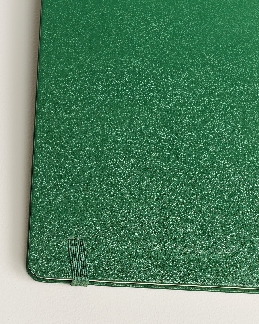 Herren | Moleskine Ruled Hard Notebook Large Myrtle Green | Moleskine | Ruled Hard Notebook Large Myrtle Green