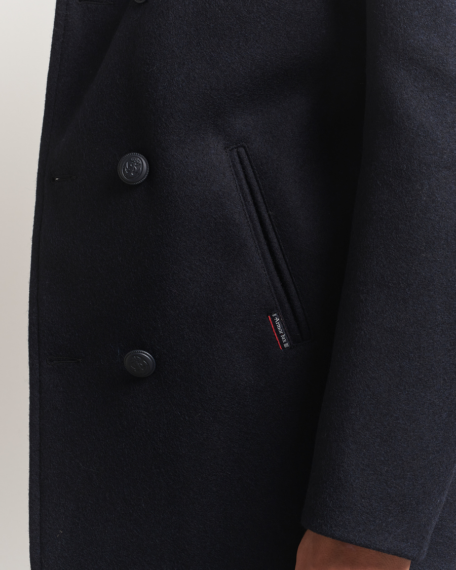 Herren | Jacken | Armor-lux | Kermor Wool Peacoat Navy 46