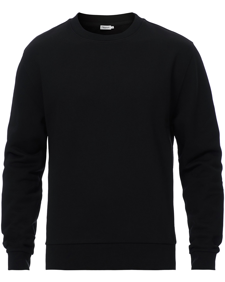Herren | Pullover | Filippa K | Gustaf Cotton Sweatshirt Black