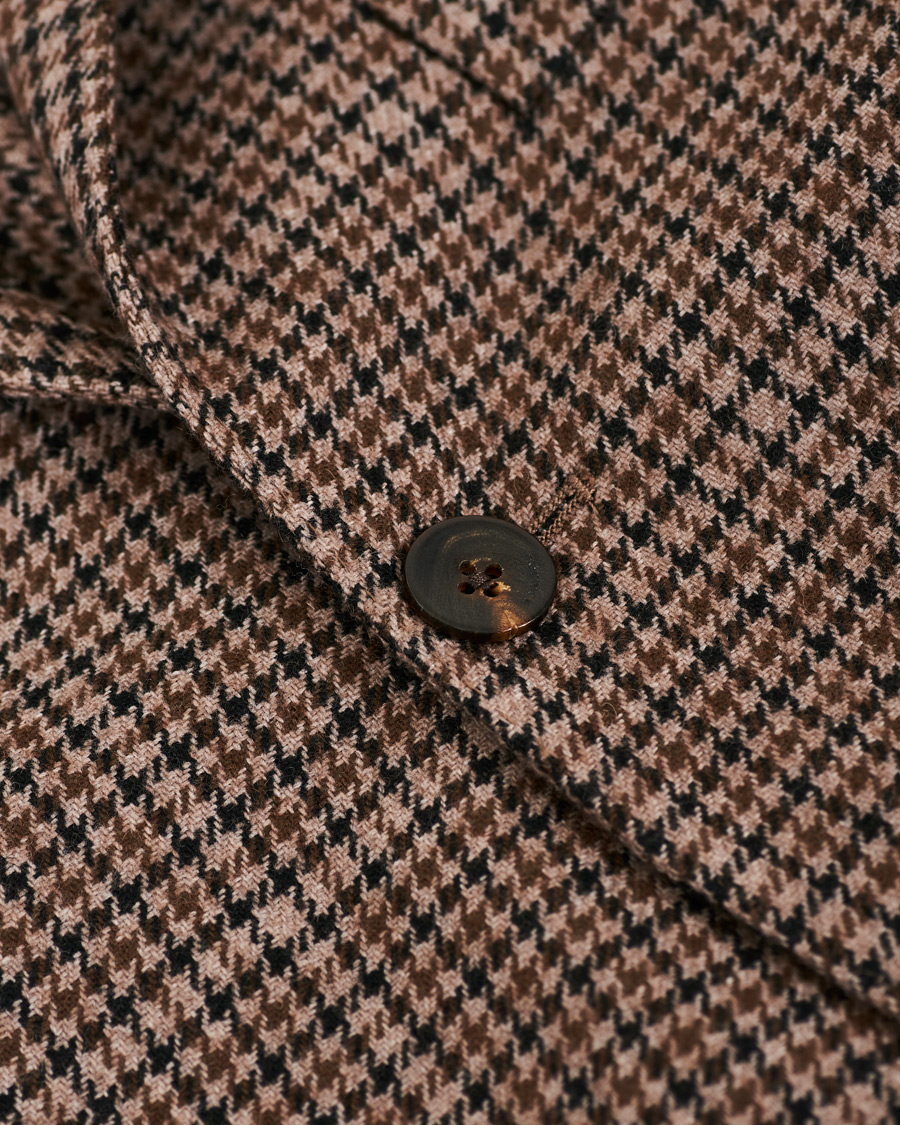 Herren | Sakkos | Boglioli | K Jacket Houndstooth Blazer Brown