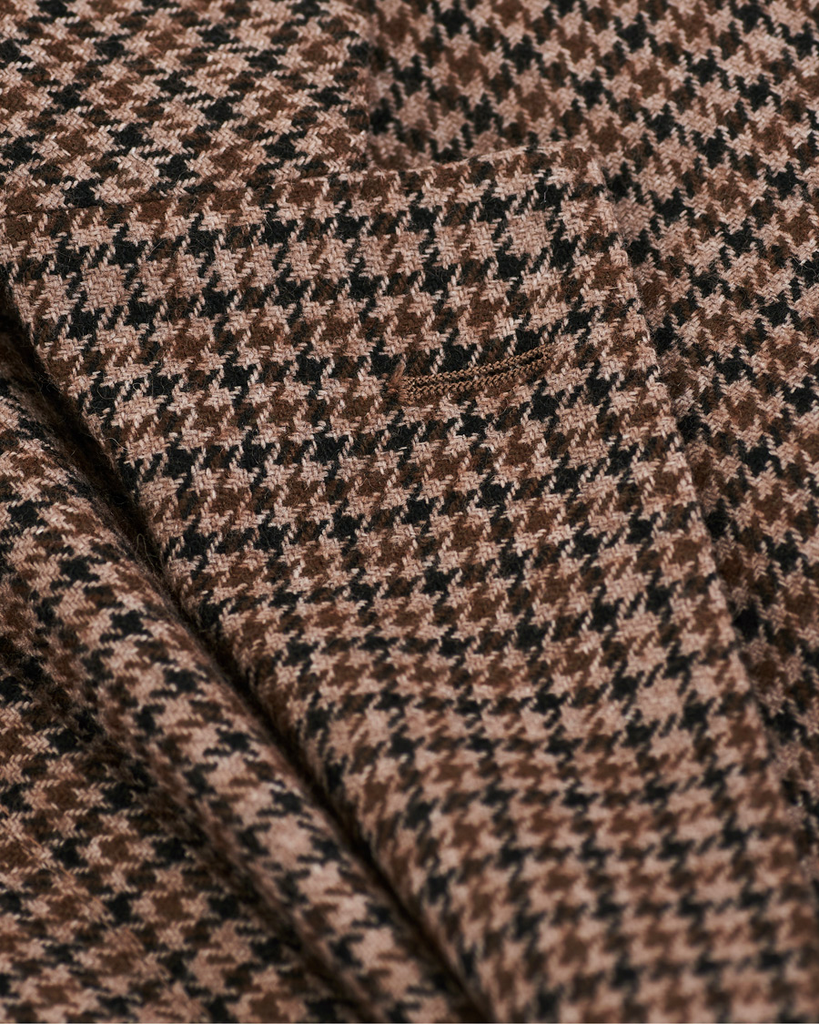 Herren | Sakkos | Boglioli | K Jacket Houndstooth Blazer Brown