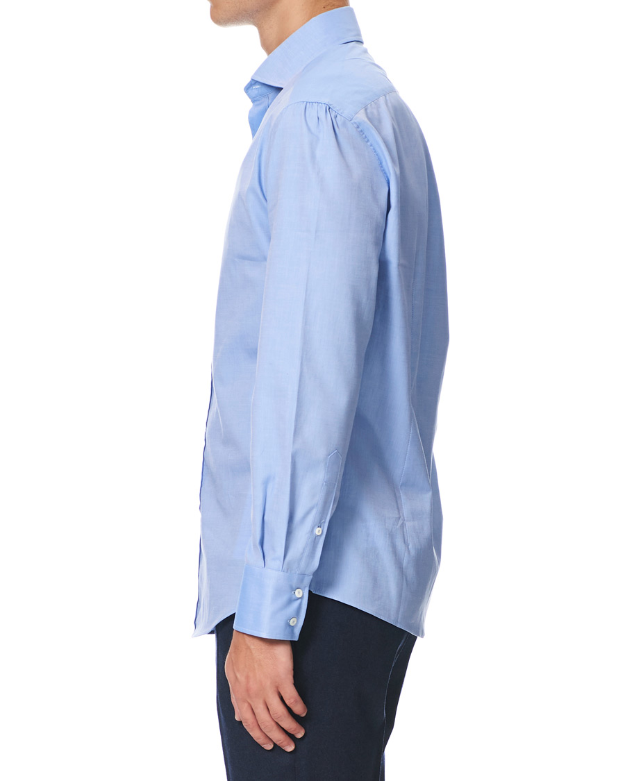Herren | Hemden | Brunello Cucinelli | Slim Fit Twill Shirt Blue