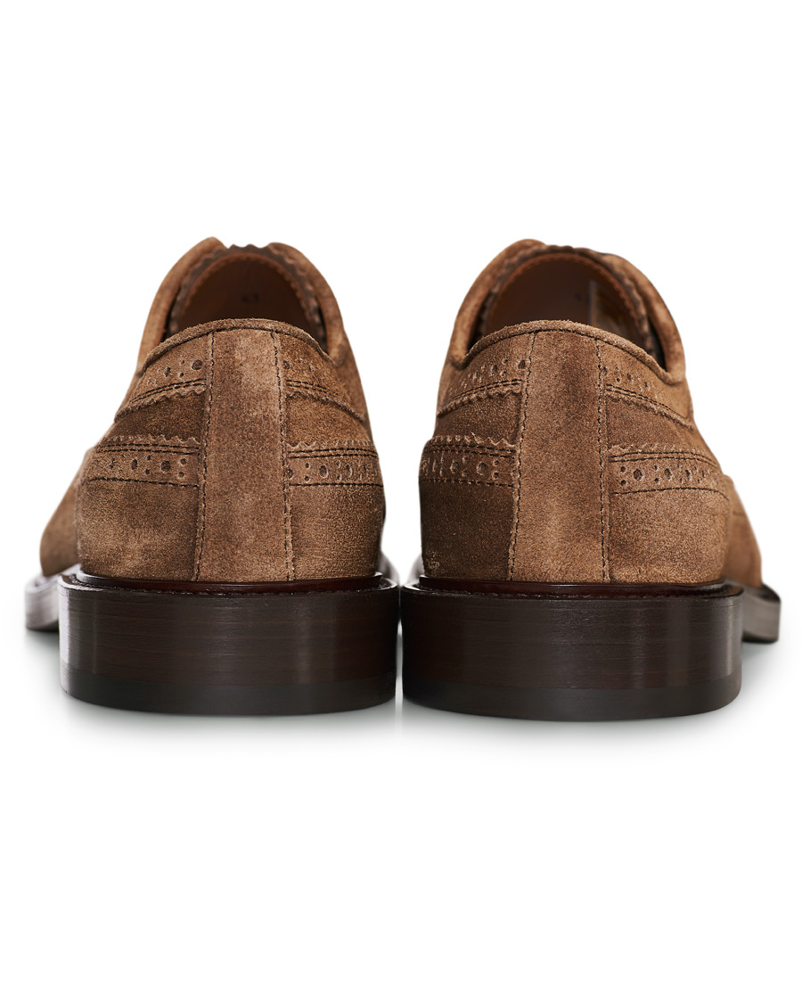 Herren | Brunello Cucinelli Longwing Brogue Brown Suede | Brunello Cucinelli | Longwing Brogue Brown Suede