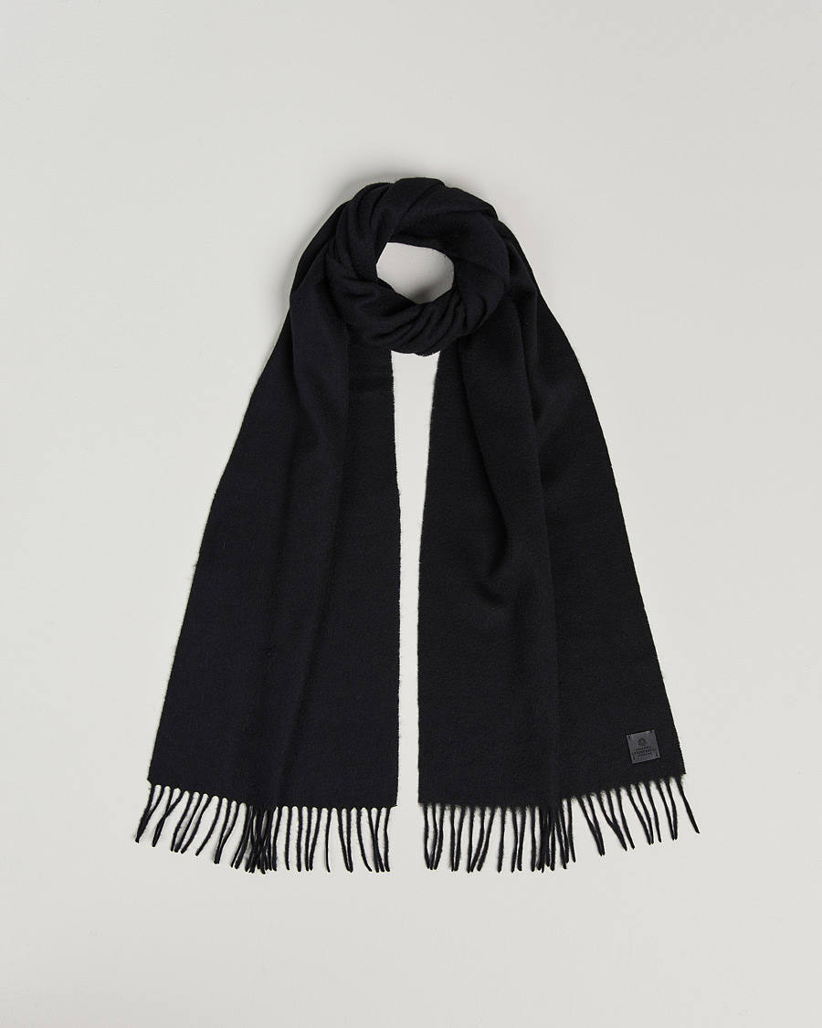 Herren | Amanda Christensen Merino Wool Scarf Black | Amanda Christensen | Merino Wool Scarf Black