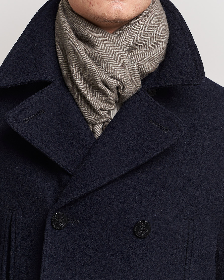 Herren | Amanda Christensen Merino Wool Herringbone Olive | Amanda Christensen | Merino Wool Herringbone Olive
