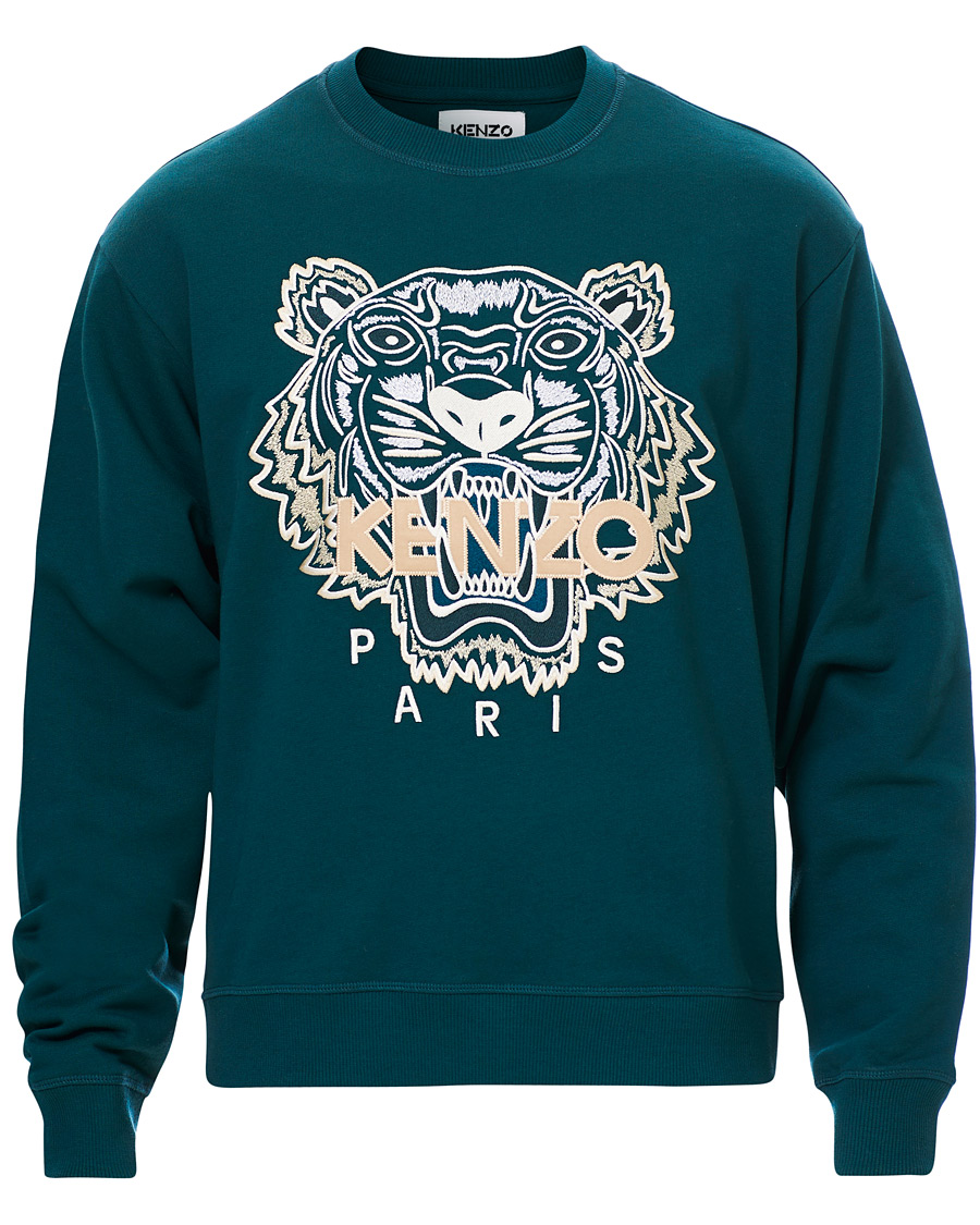 Herren | Pullover | KENZO | Icon Tiger Crew Neck Sweatshirt Green