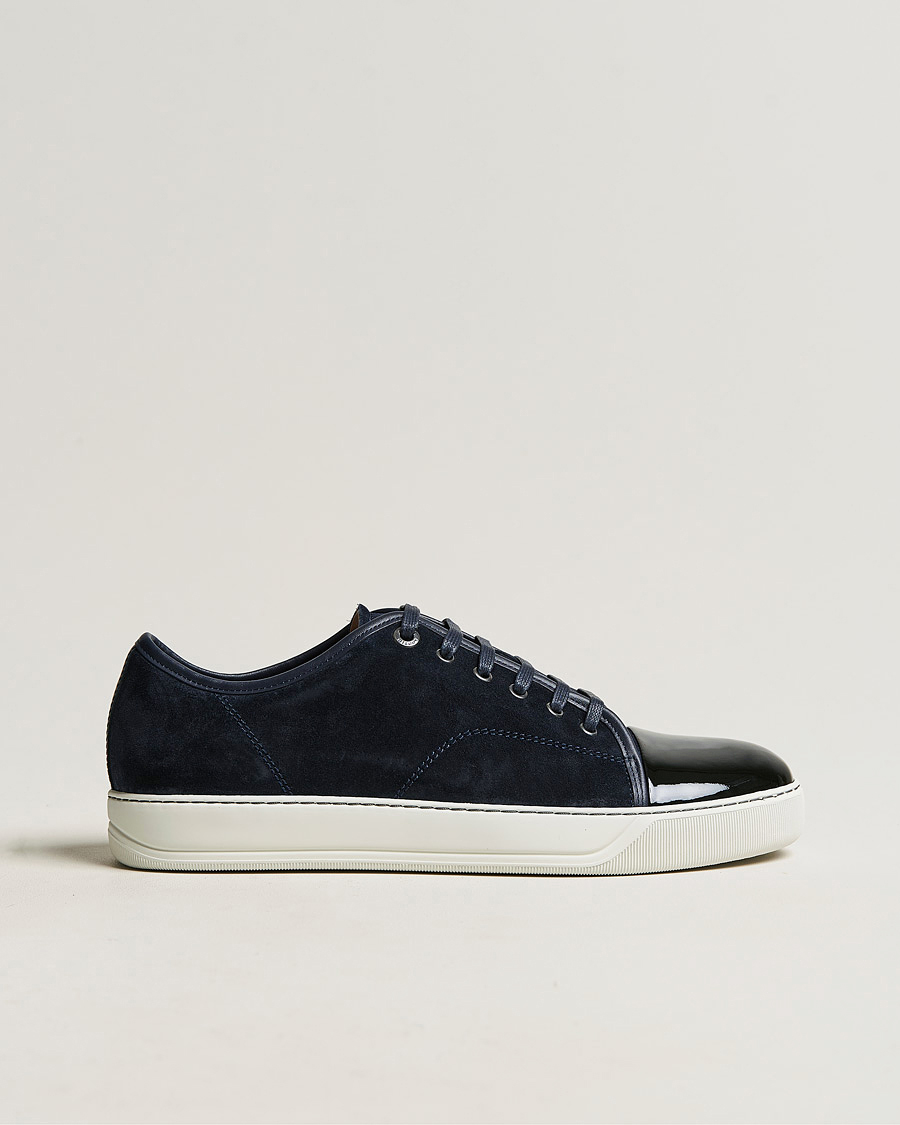 Herren | Sneaker | Lanvin | DBB1 Patent Cap Toe Sneaker Navy