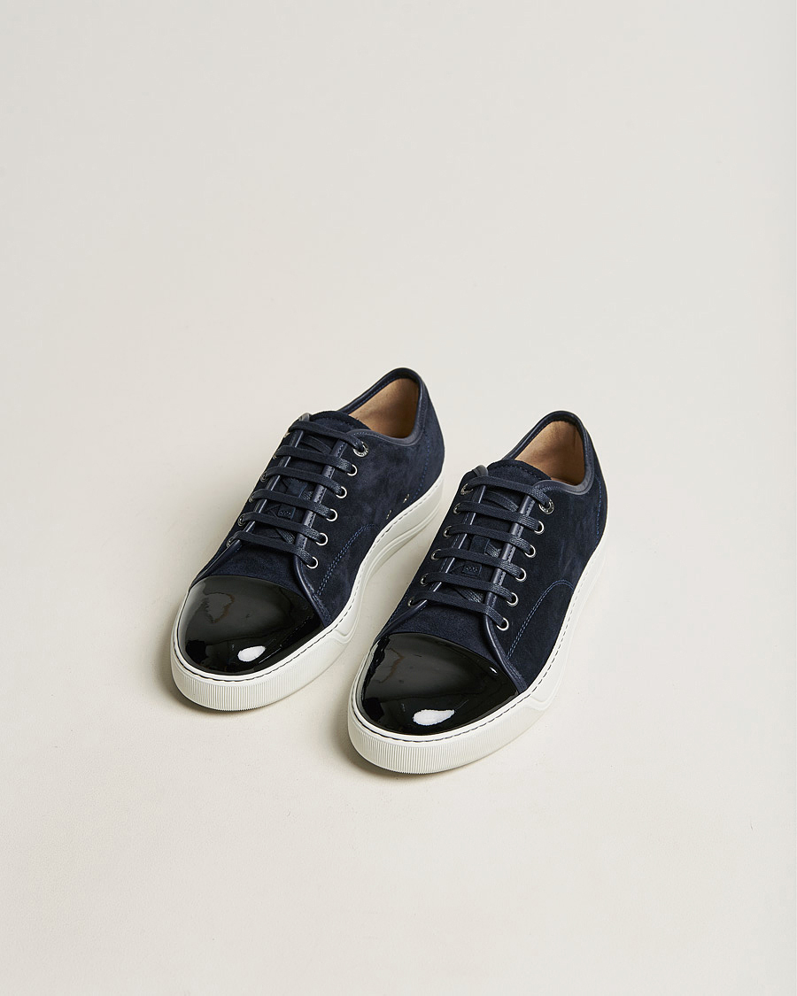 Herren | Lanvin DBB1 Patent Cap Toe Sneaker Navy UK8 - EU42 | Lanvin | DBB1 Patent Cap Toe Sneaker Navy UK8 - EU42