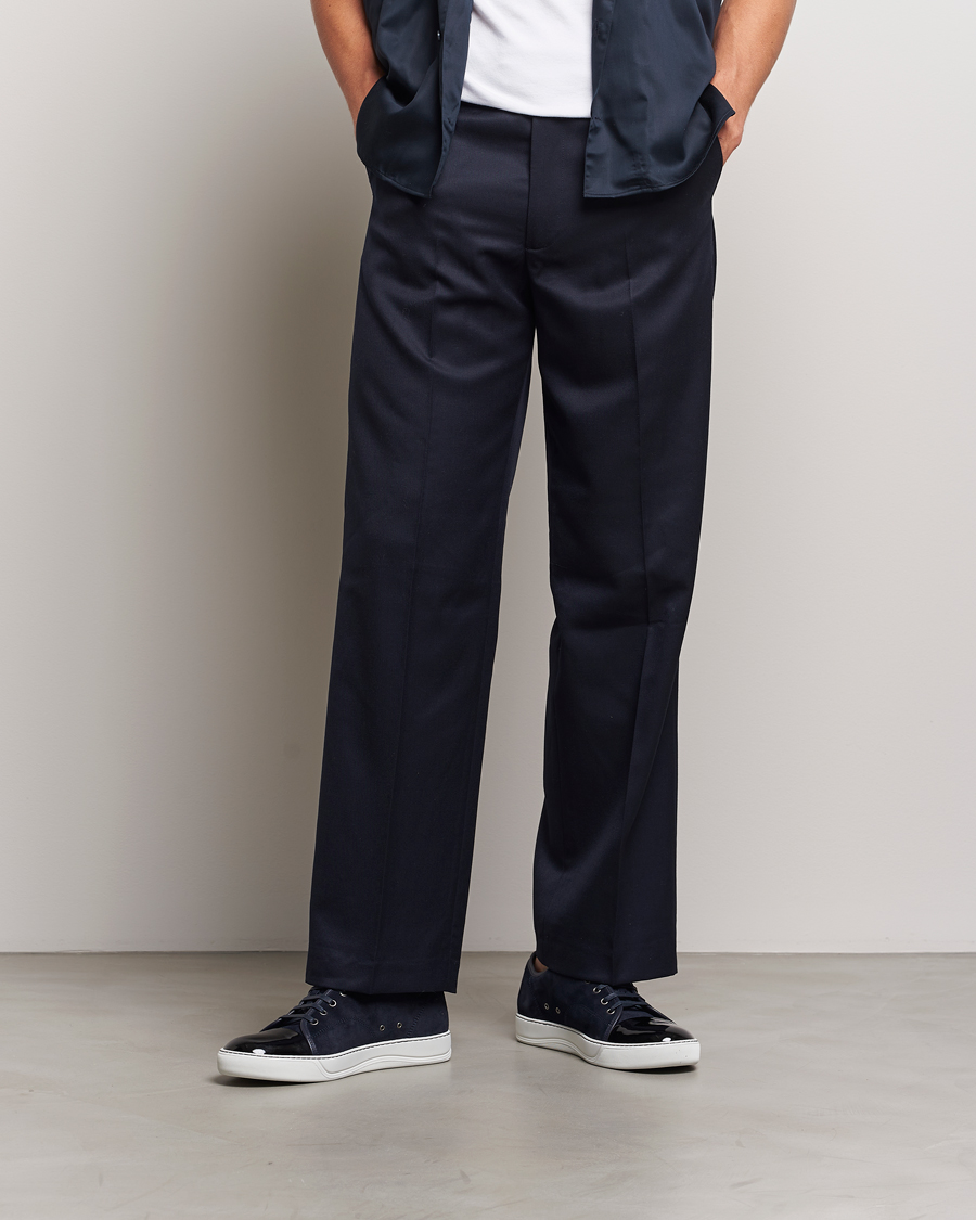 Herren | Sneaker | Lanvin | DBB1 Patent Cap Toe Sneaker Navy