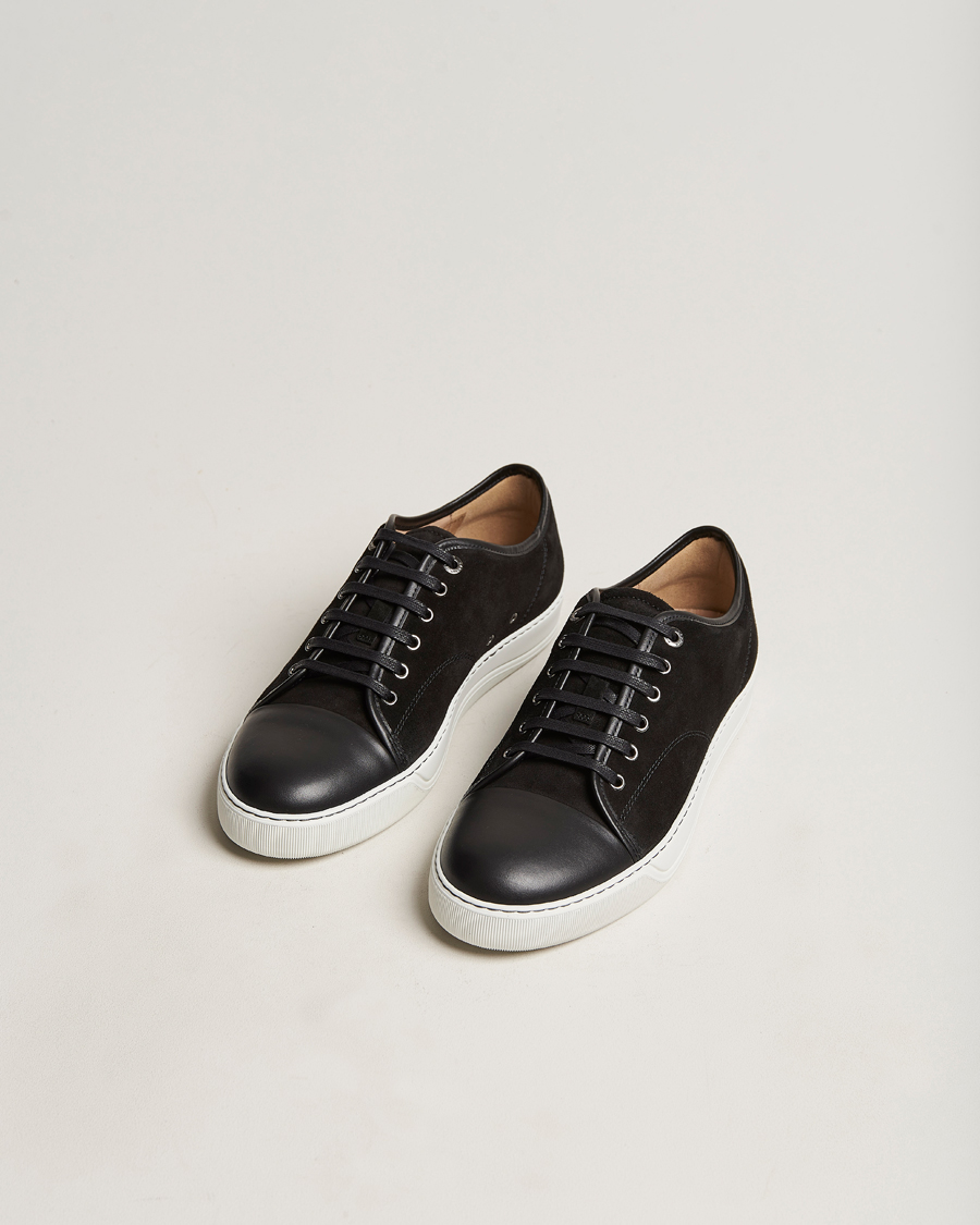 Herren | Personal Classics | Lanvin | Nappa Cap Toe Sneaker Black