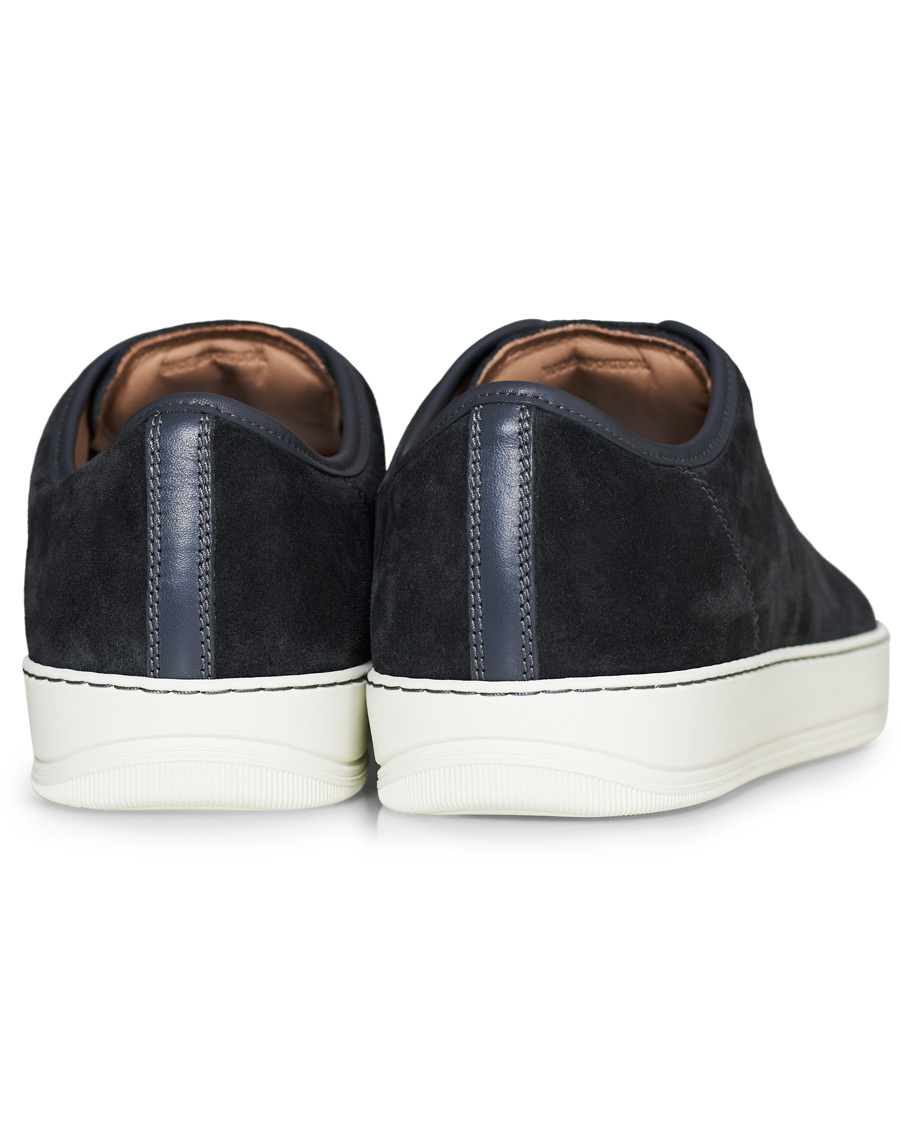 Herren | Lanvin Patent Captoe Sneaker Grey Suede | Lanvin | Patent Captoe Sneaker Grey Suede