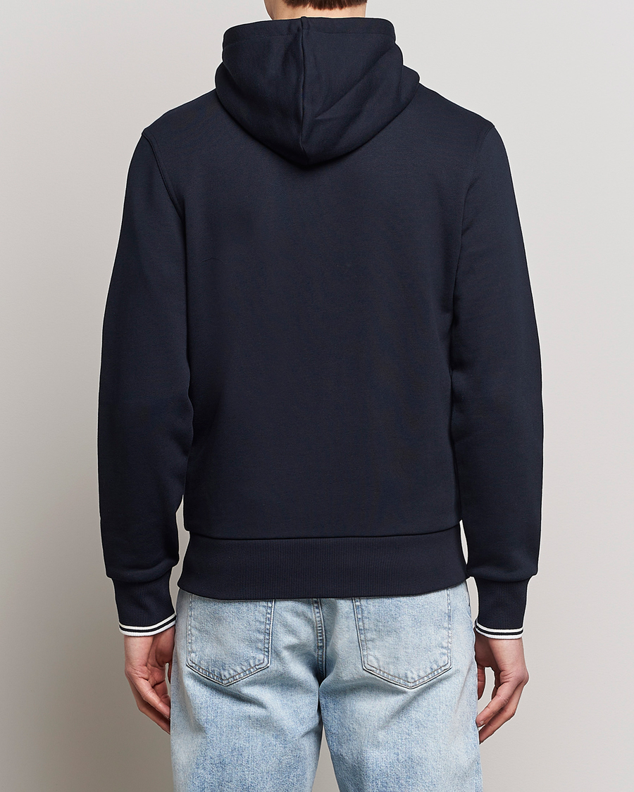 Herren | Pullover | Fred Perry | Full Zip Hooded Sweatshirt Navy