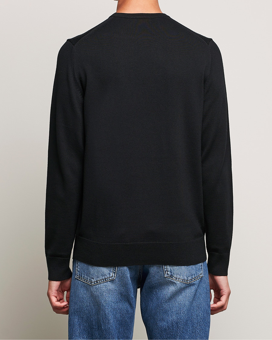 Herren | Pullover | Fred Perry | Classic Crew Neck Jumper Black