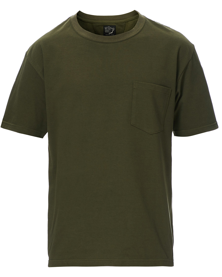 Herren | T-Shirts | orSlow | Military Pocket Tee Dark Olive