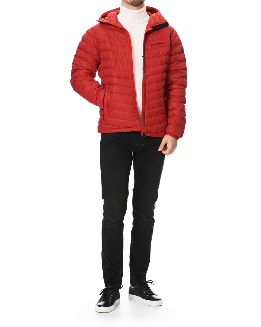 Herren | Jacken | Peak Performance | Frost Liner Down Hooded Jacket Red