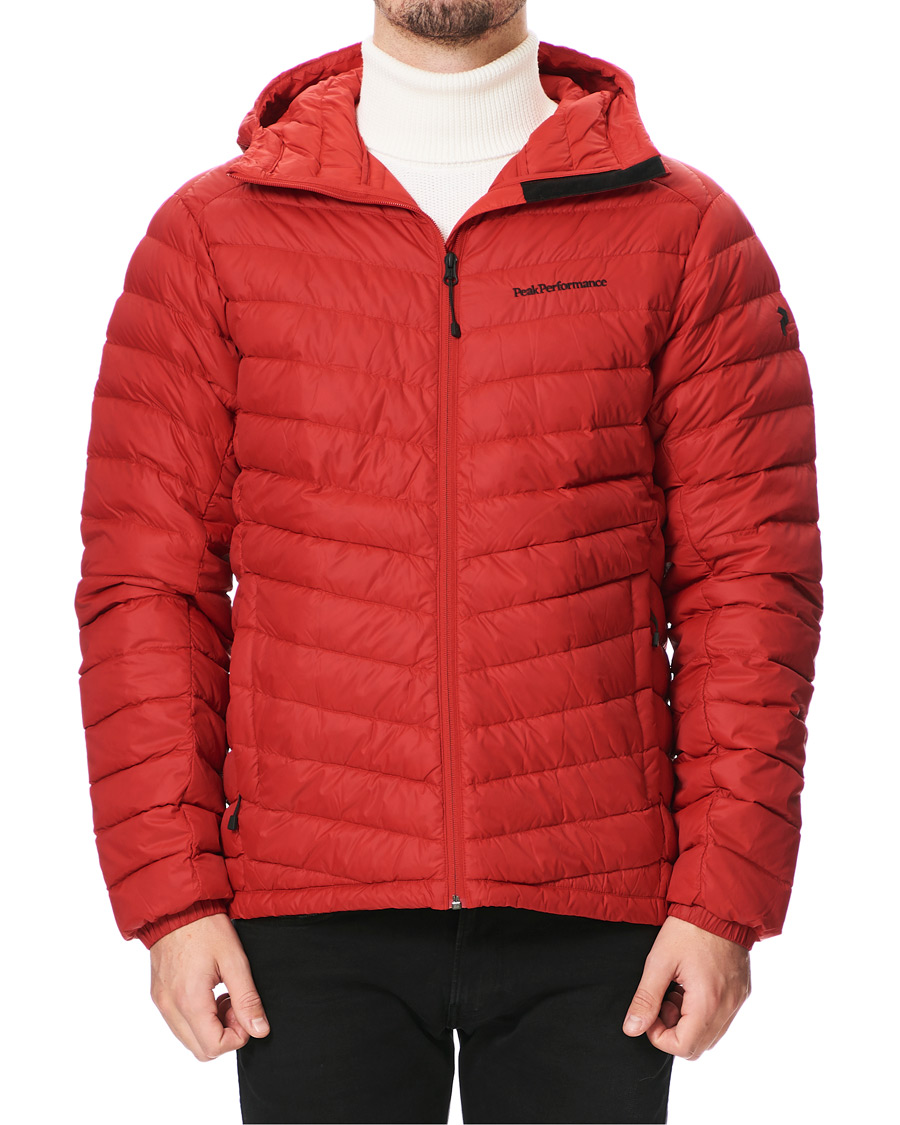 Herren | Jacken | Peak Performance | Frost Liner Down Hooded Jacket Red