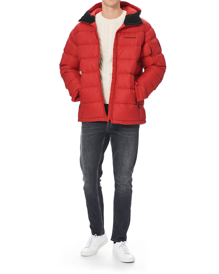 Herren | Jacken | Peak Performance | Frost Down Hooded Jacket Red
