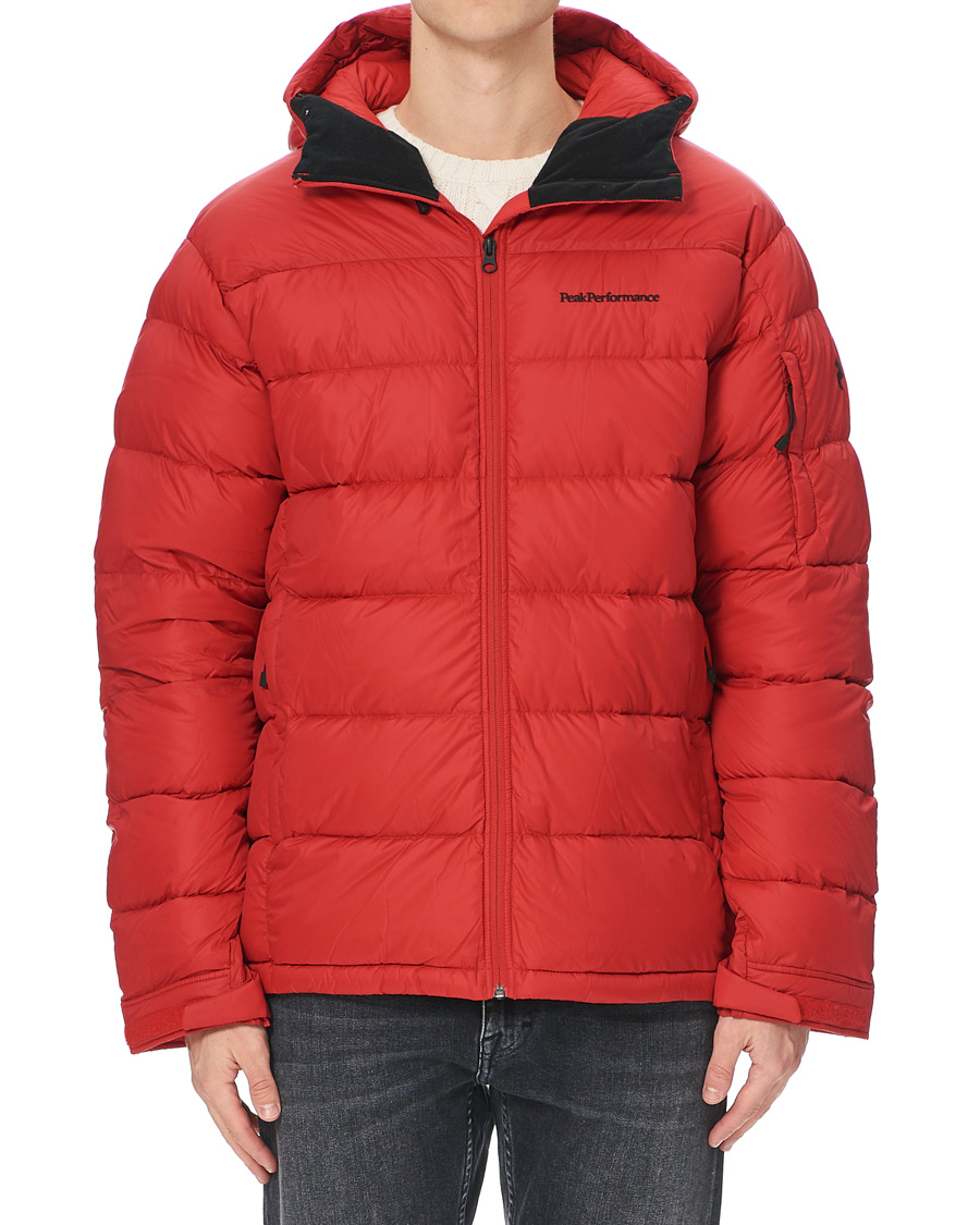 Herren | Jacken | Peak Performance | Frost Down Hooded Jacket Red
