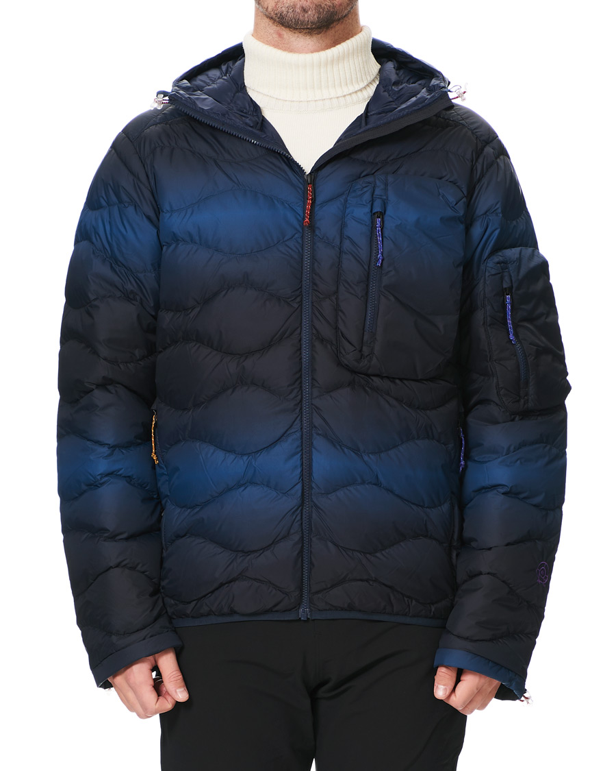 Herren | Jacken | Peak Performance | Ben Gorham Helium Hooded Jacket Blue Pattern