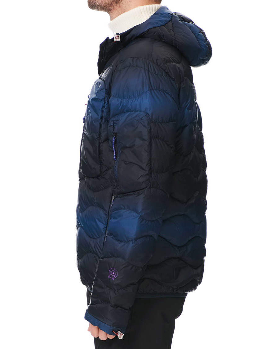 Herren | Jacken | Peak Performance | Ben Gorham Helium Hooded Jacket Blue Pattern