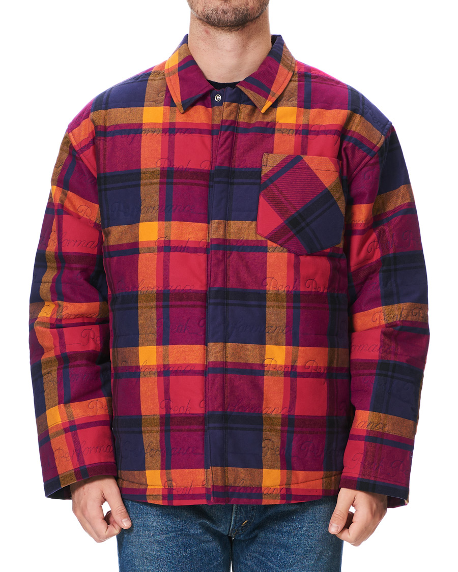 Herren | Hemden | Peak Performance | Ben Gorham Flannel Liner Overshirt Power Pink