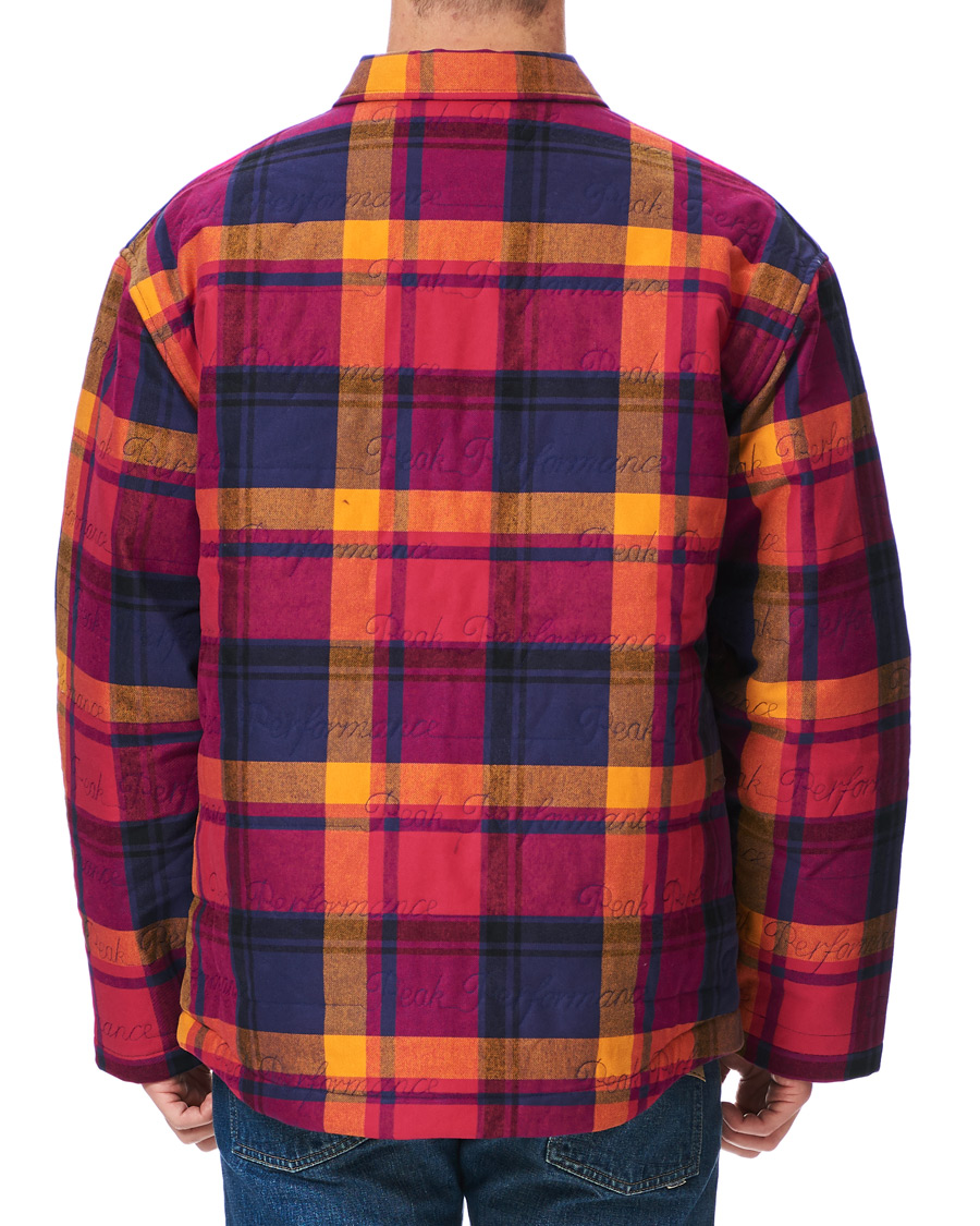 Herren | Hemden | Peak Performance | Ben Gorham Flannel Liner Overshirt Power Pink