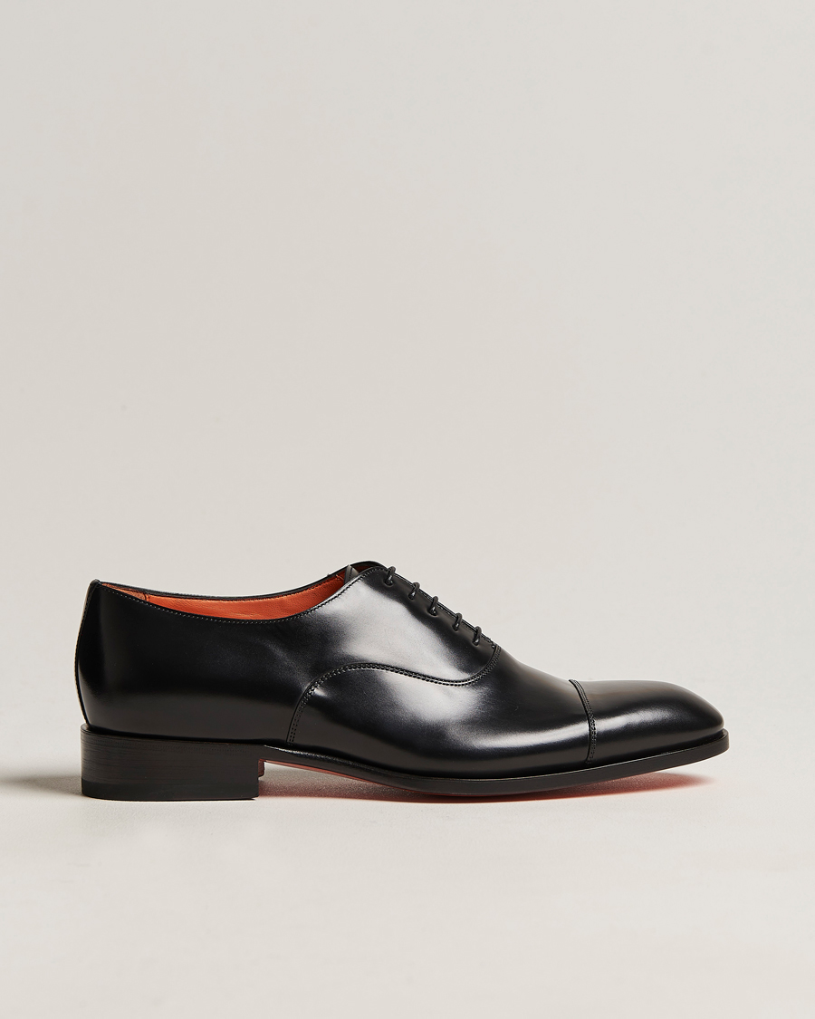 Herren | Santoni Blake Oxford Black Calf | Santoni | Blake Oxford Black Calf