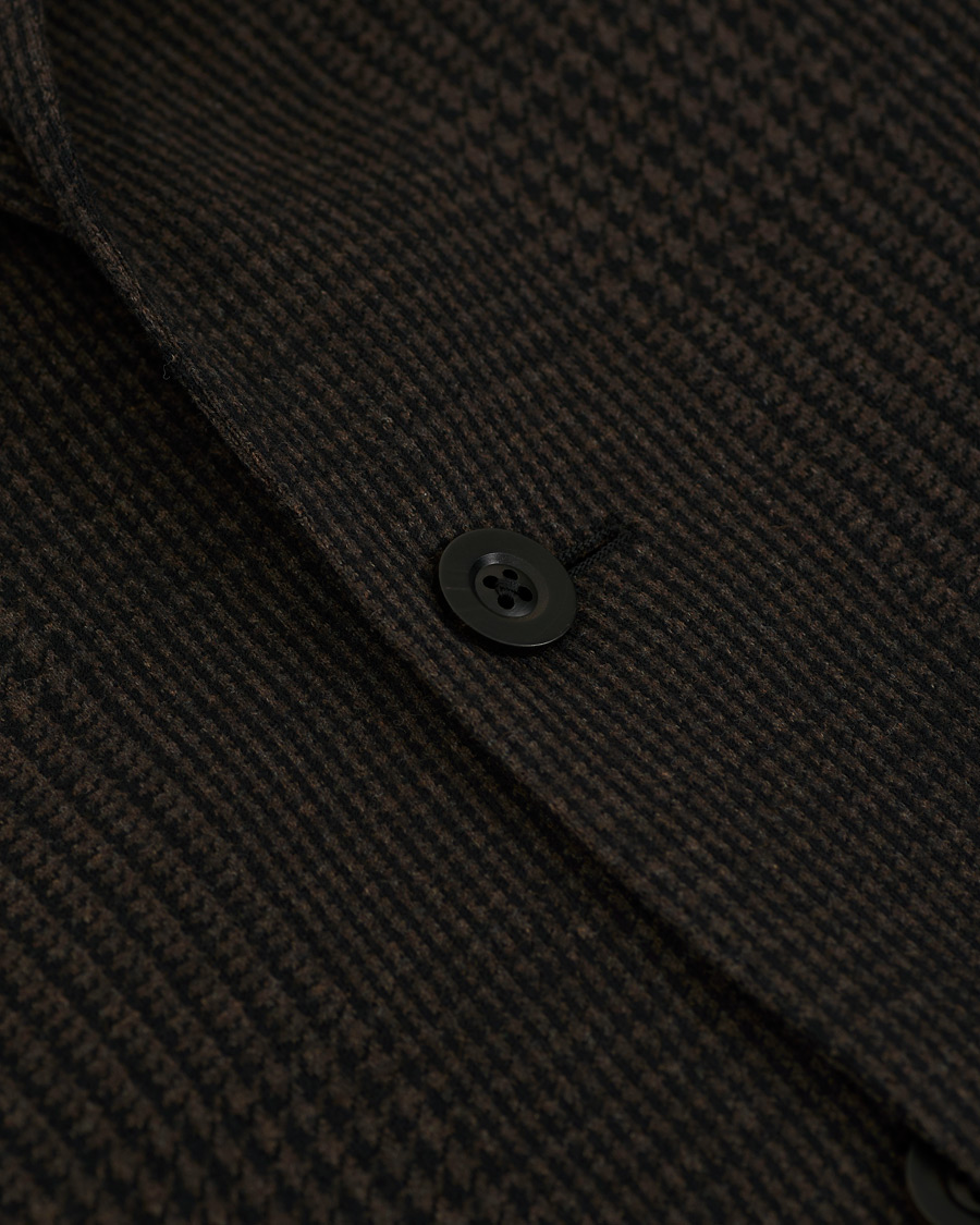 Herren | Sakkos | The Gigi | Degas Wool Blend Check Blazer Dark Brown