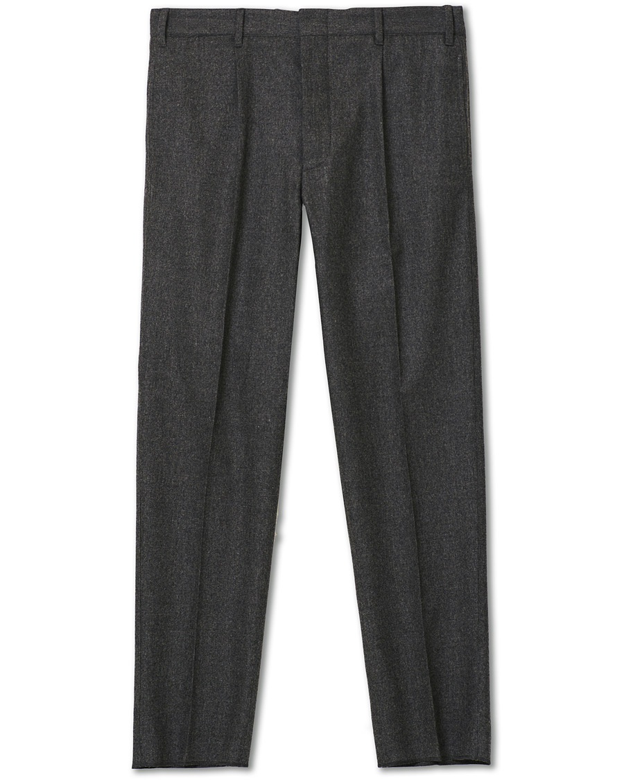 Herren | Hosen | The Gigi | Tonga Stretch Flannel Trousers Grey Melange