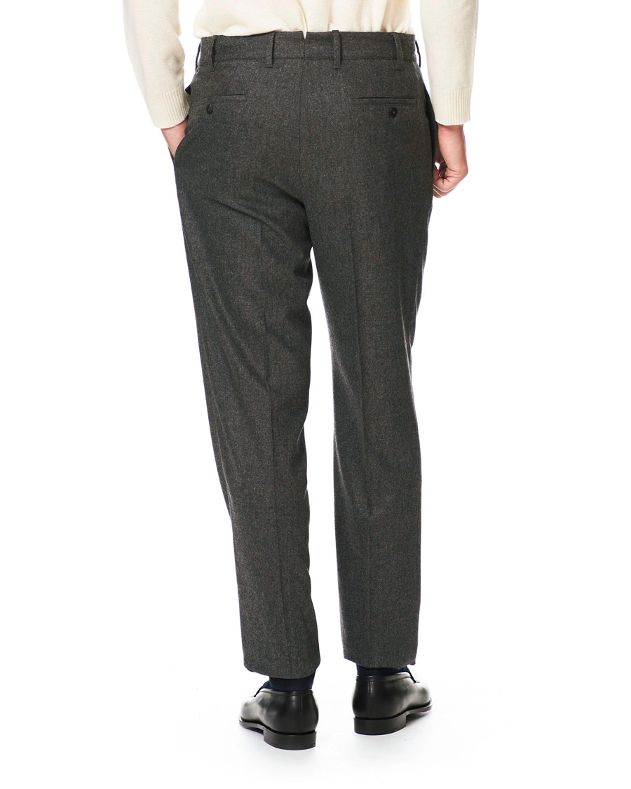 Herren | Hosen | The Gigi | Tonga Stretch Flannel Trousers Grey Melange