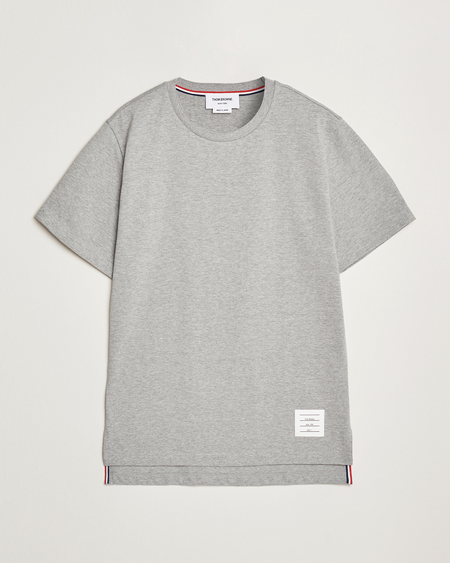 Herren | T-Shirts | Thom Browne | Relaxed Fit Short Sleeve T-Shirt Light Grey