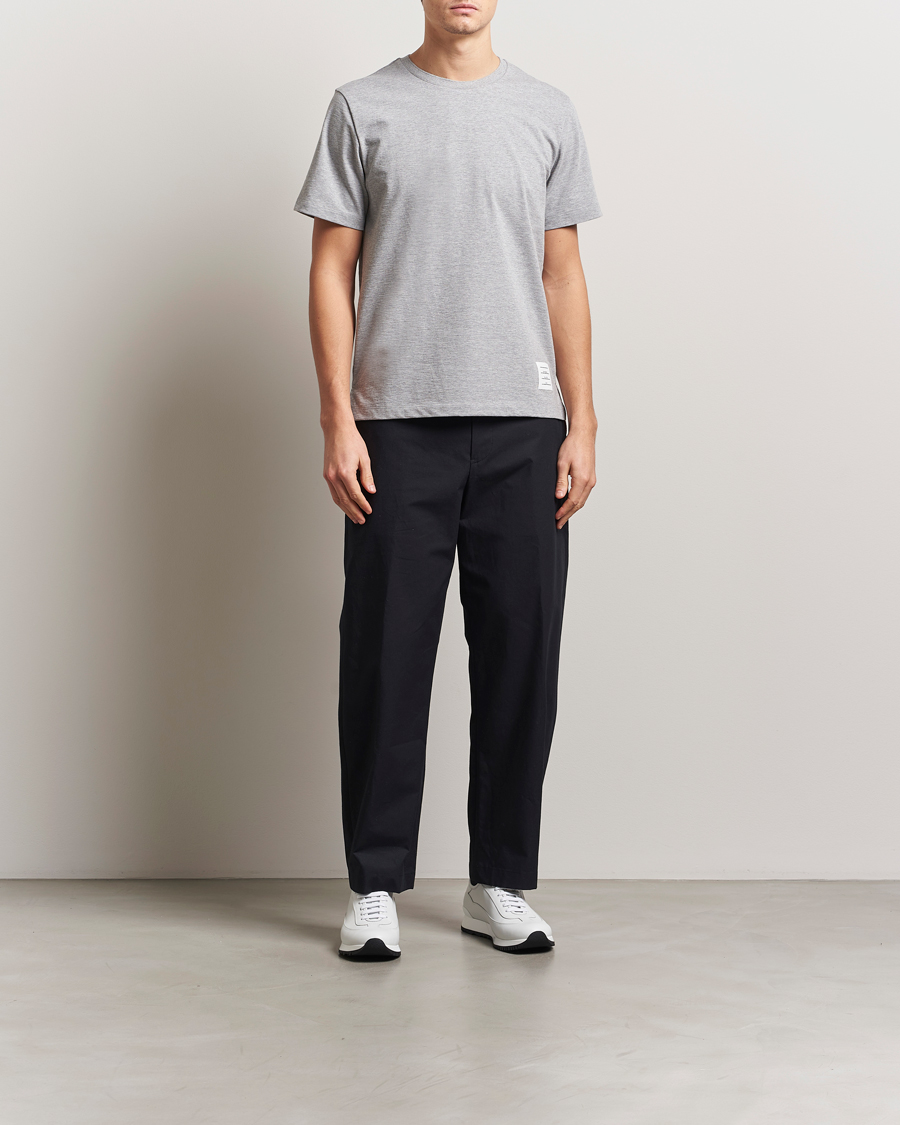 Herren | T-Shirts | Thom Browne | Relaxed Fit Short Sleeve T-Shirt Light Grey