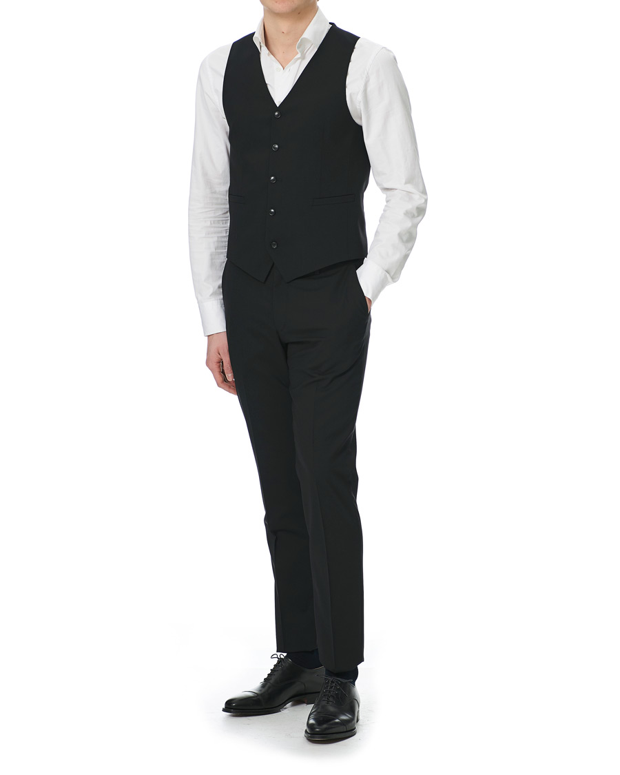 Herren | Sakkos | Tiger of Sweden | Litt Wool Waistcoat Black