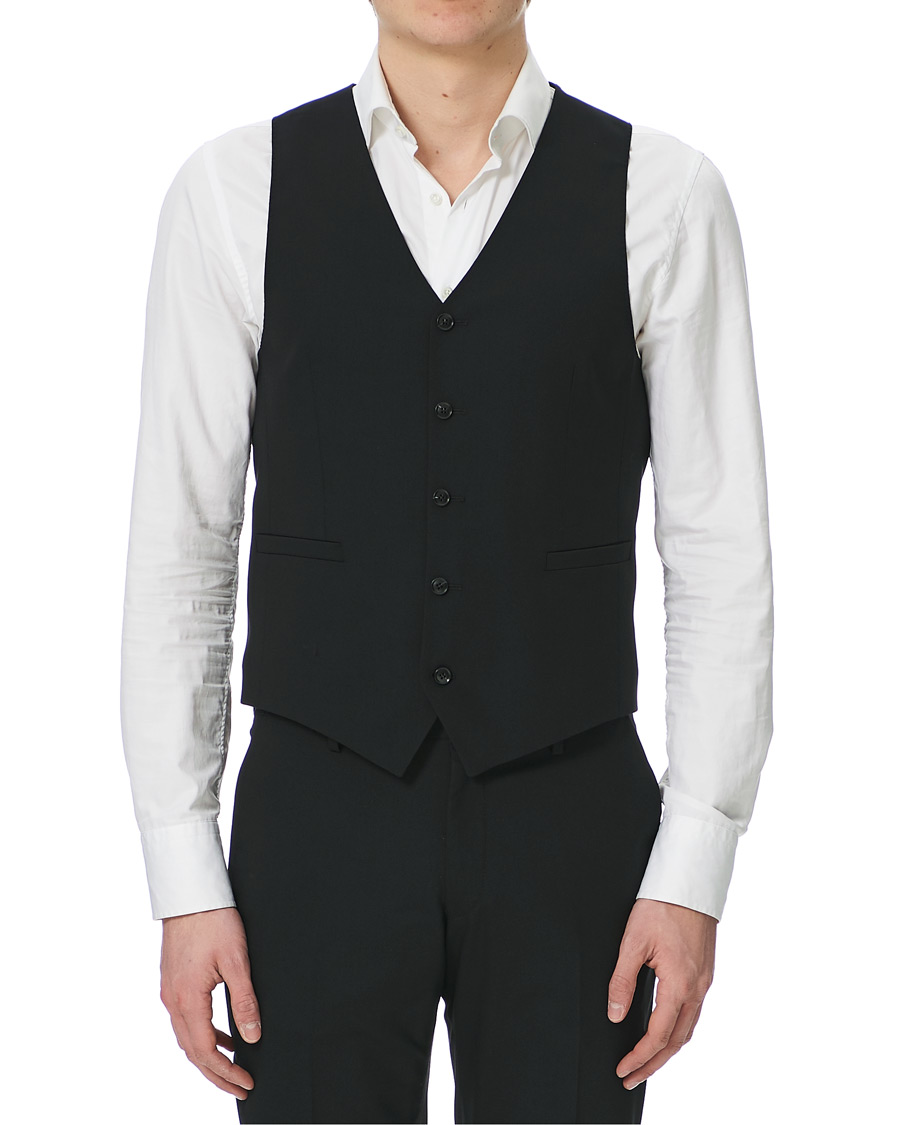 Herren | Sakkos | Tiger of Sweden | Litt Wool Waistcoat Black