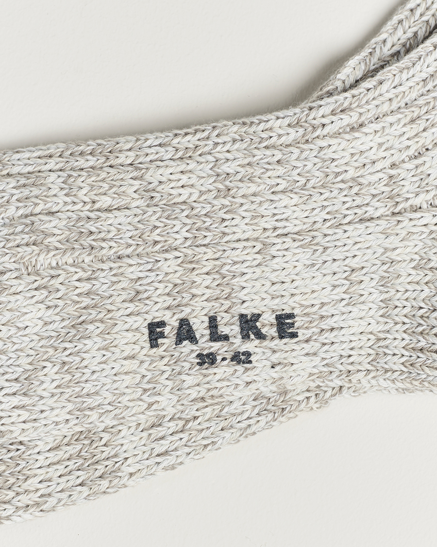 Herren |  | Falke | Brooklyn Cotton Sock Light Grey
