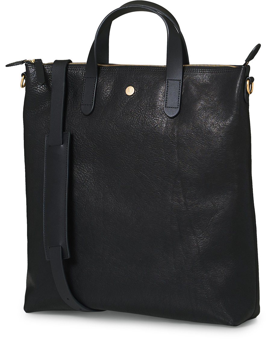 Herren | Mismo M/S Leather Shopper Bag Black | Mismo | M/S Leather Shopper Bag Black
