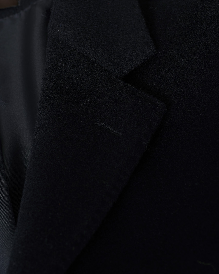 Herren | Jacken | Oscar Jacobson | Storvik Wool/Cashmere Coat Navy