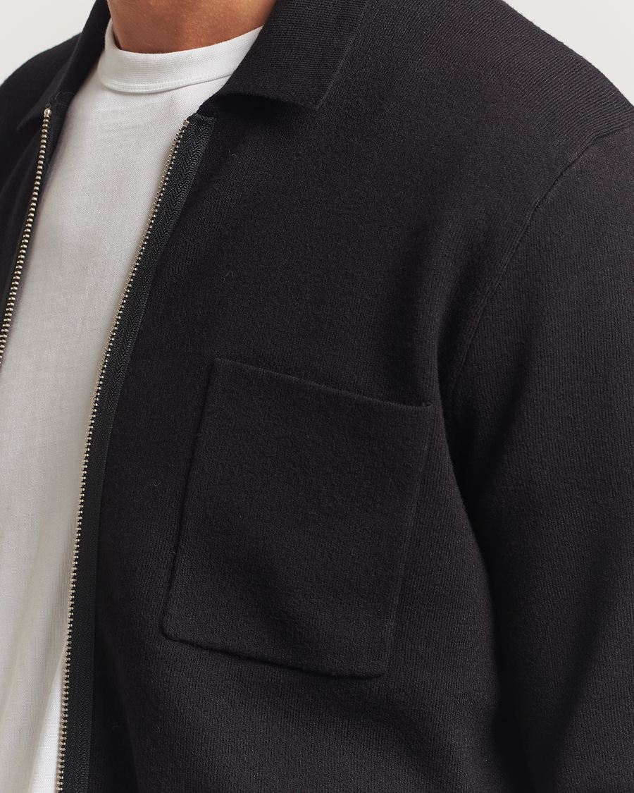 Herren | Pullover | Samsøe Samsøe | Guna Full Zip Black