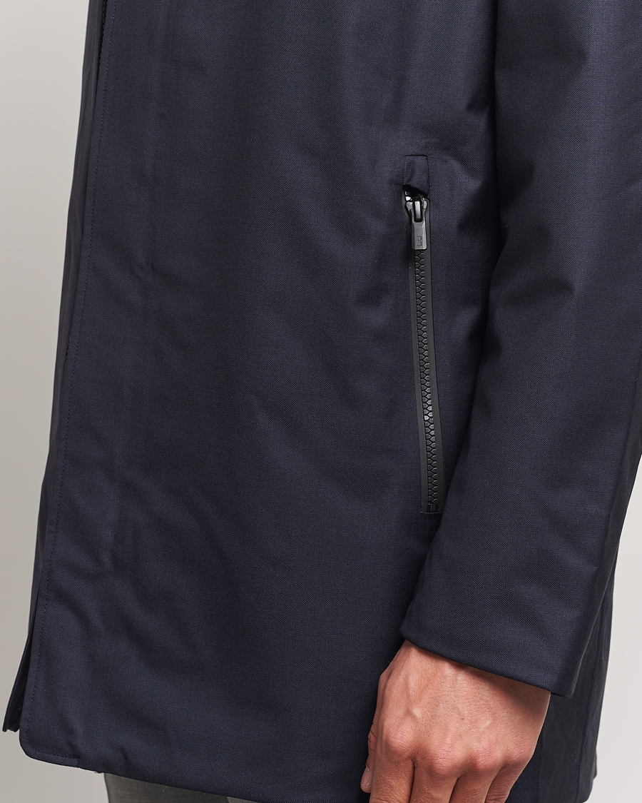 Herren | Jacken | UBR | Regulator Coat Savile Dark Navy Wool