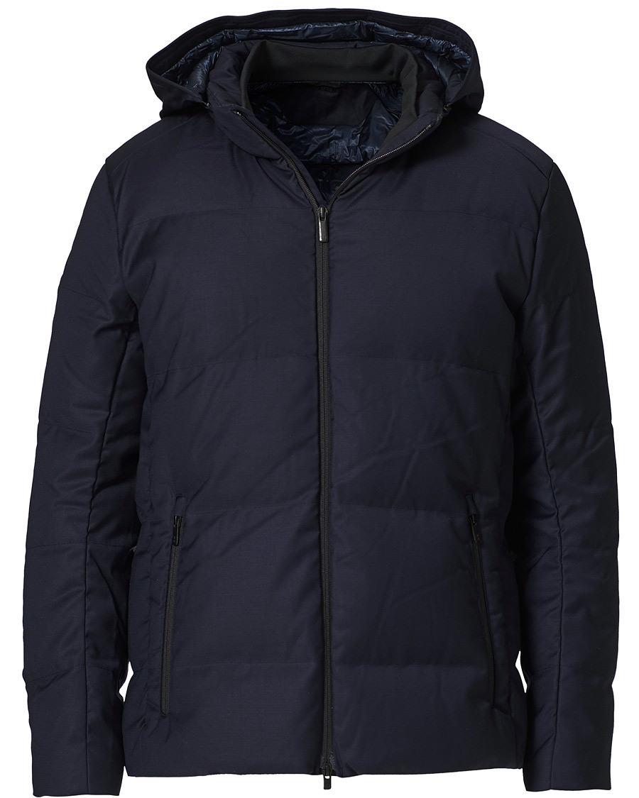 Herren | Jacken | UBR | Oxygen Down Savile Jacket Dark Navy Wool