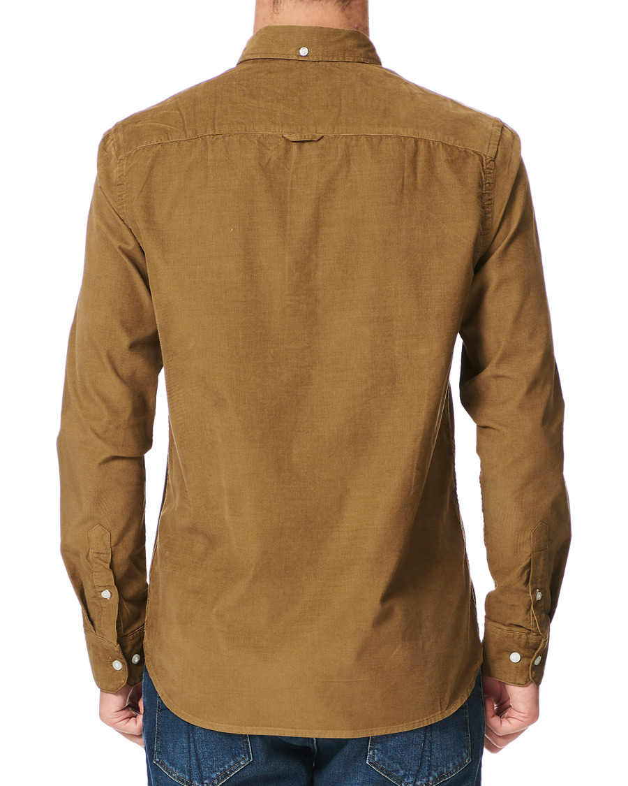 Herren | Hemden | Calvin Klein | Fine Corduroy Button Down Shirt Caramel