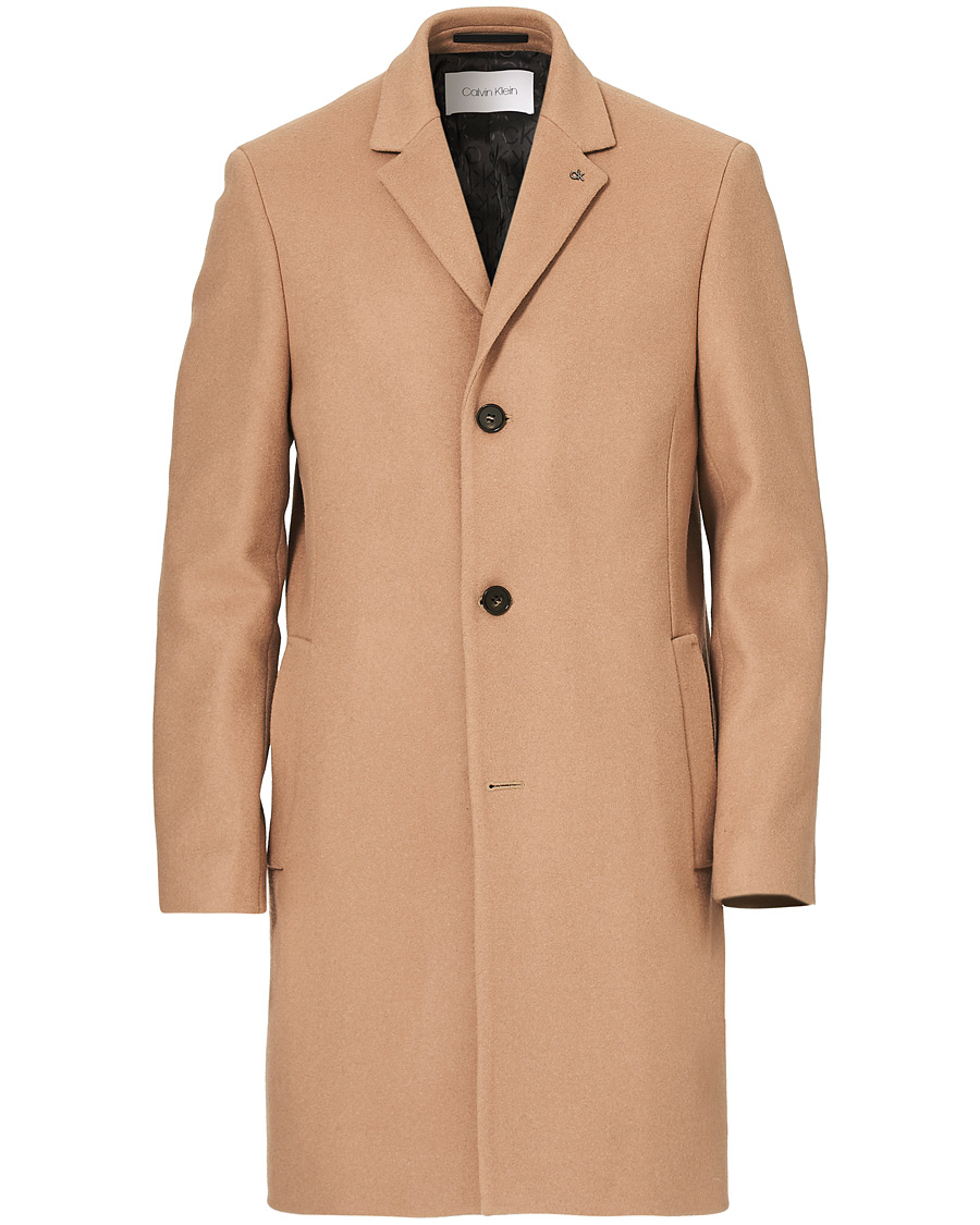 Herren | Jacken | Calvin Klein | Wool/Cashmere Coat Camel