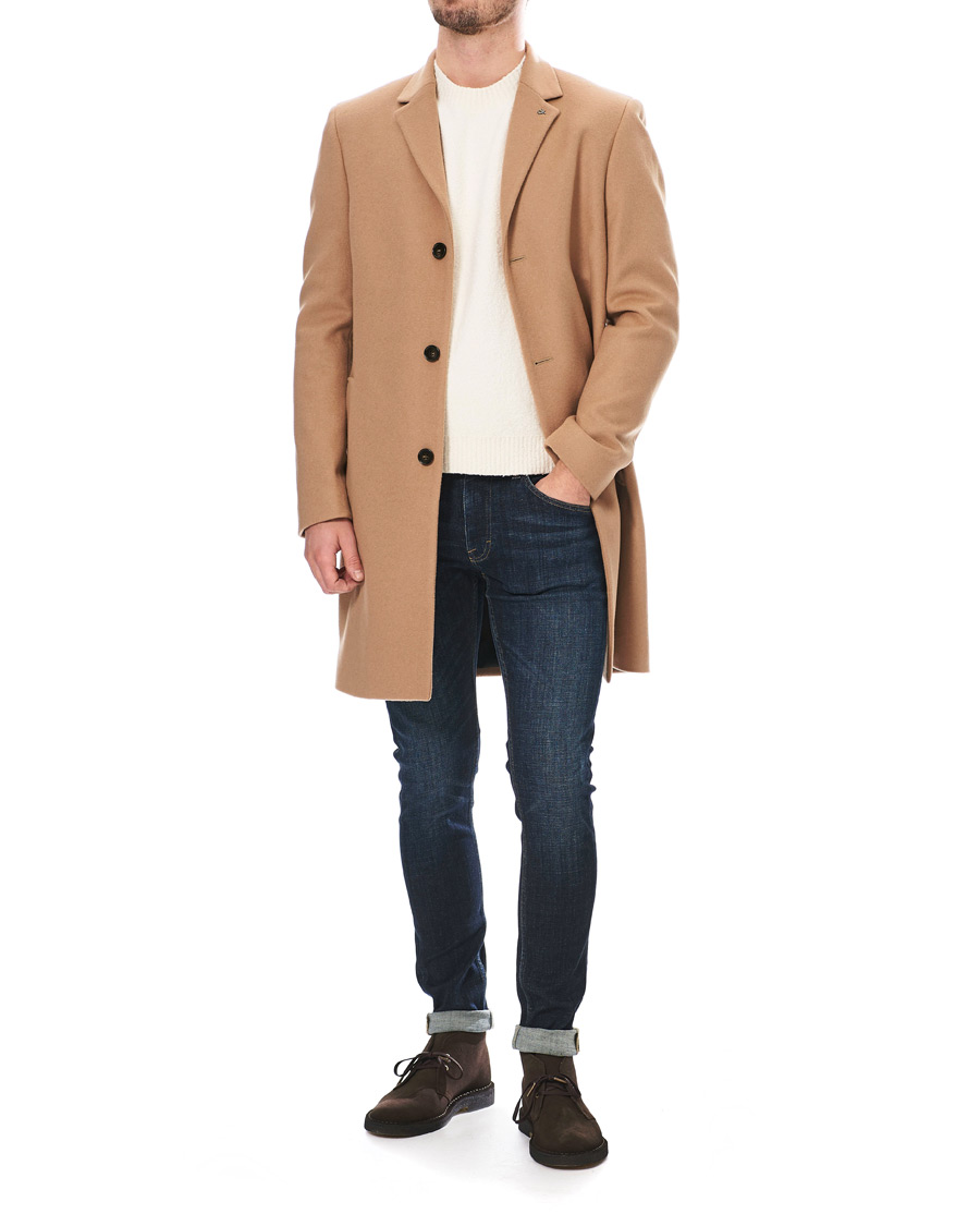 Herren | Jacken | Calvin Klein | Wool/Cashmere Coat Camel