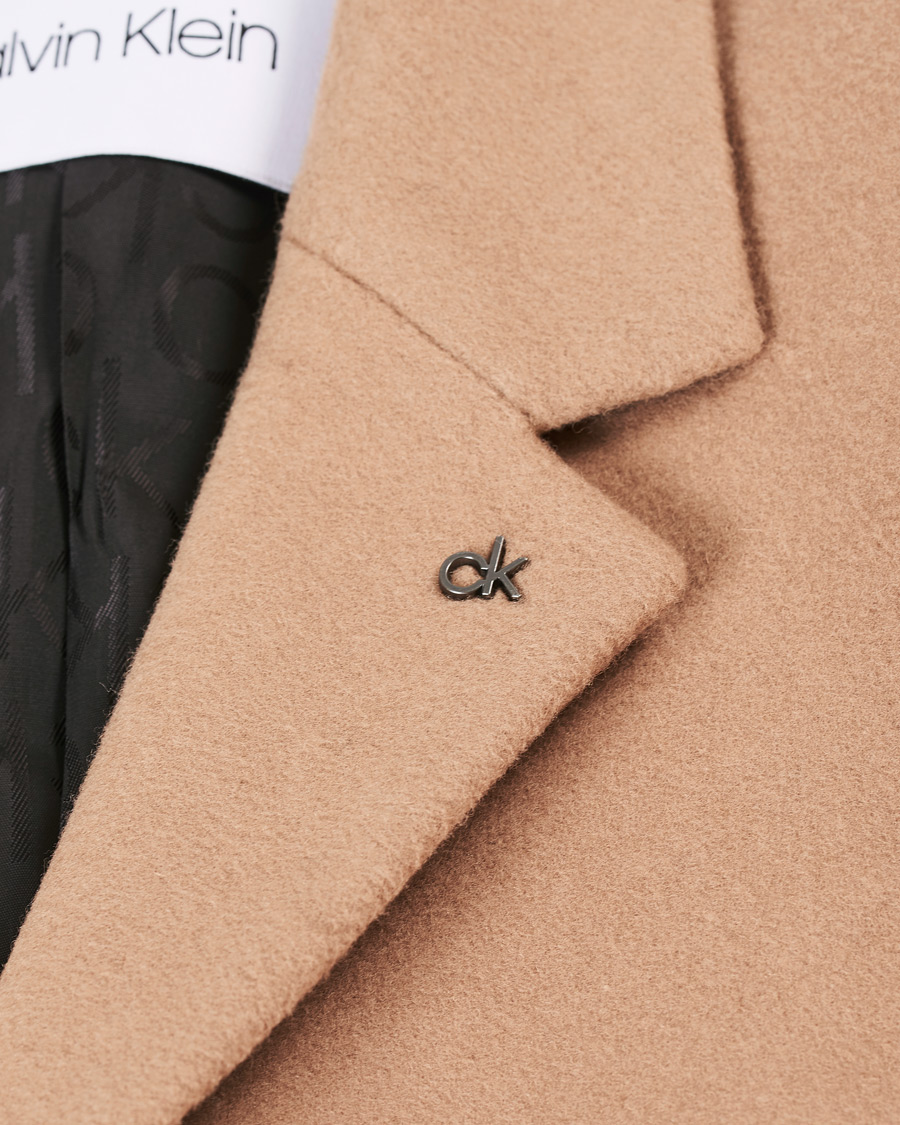 Herren | Jacken | Calvin Klein | Wool/Cashmere Coat Camel