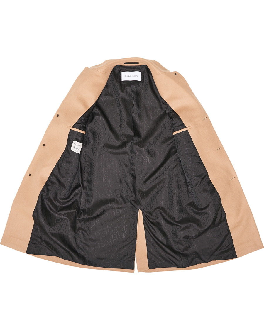 Herren | Jacken | Calvin Klein | Wool/Cashmere Coat Camel