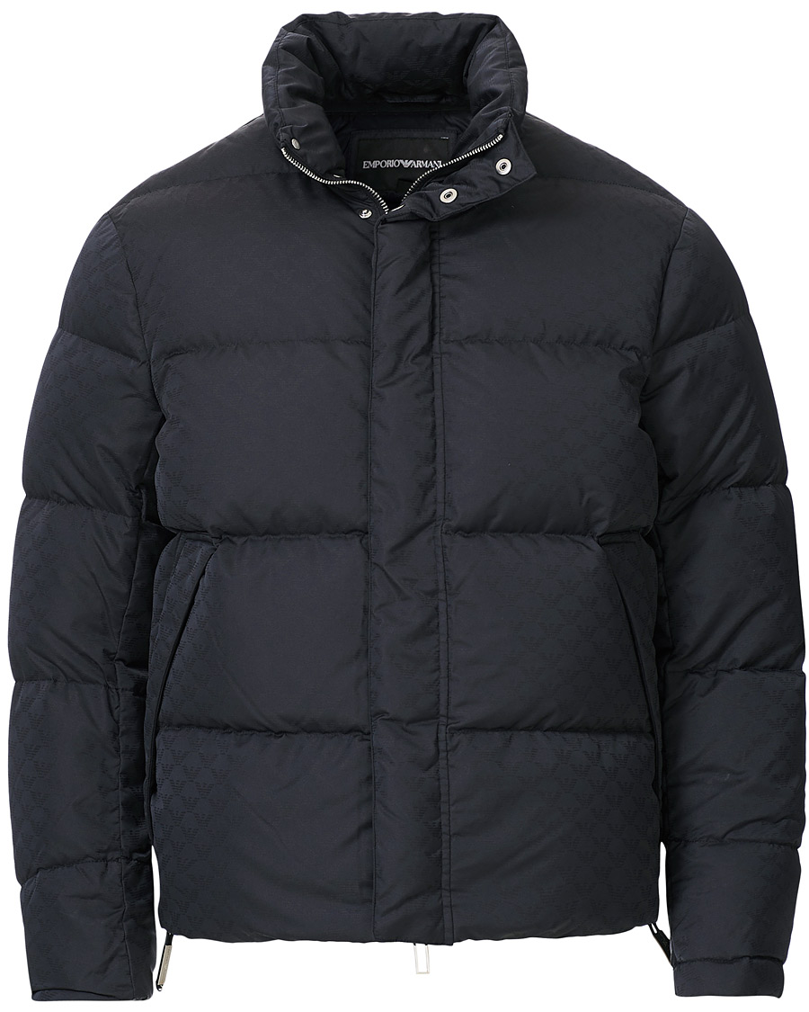 Herren | Jacken | Emporio Armani | Tonal Logo Down Jacket Navy