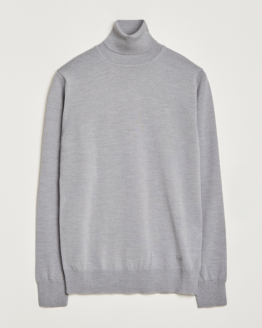 Herren | Pullover | Emporio Armani | Knitted Merio Polo Grey