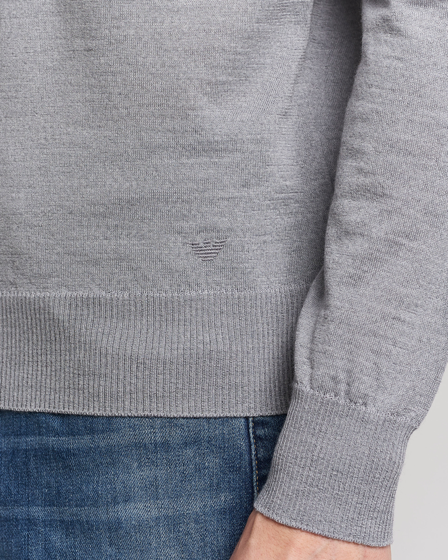 Herren | Pullover | Emporio Armani | Knitted Merio Polo Grey