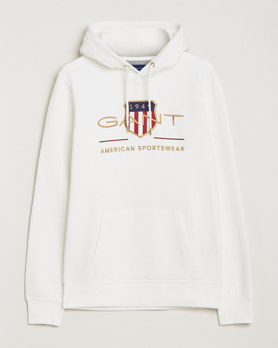Herren | Pullover | GANT | Archive Shield Hoodie Eggshell