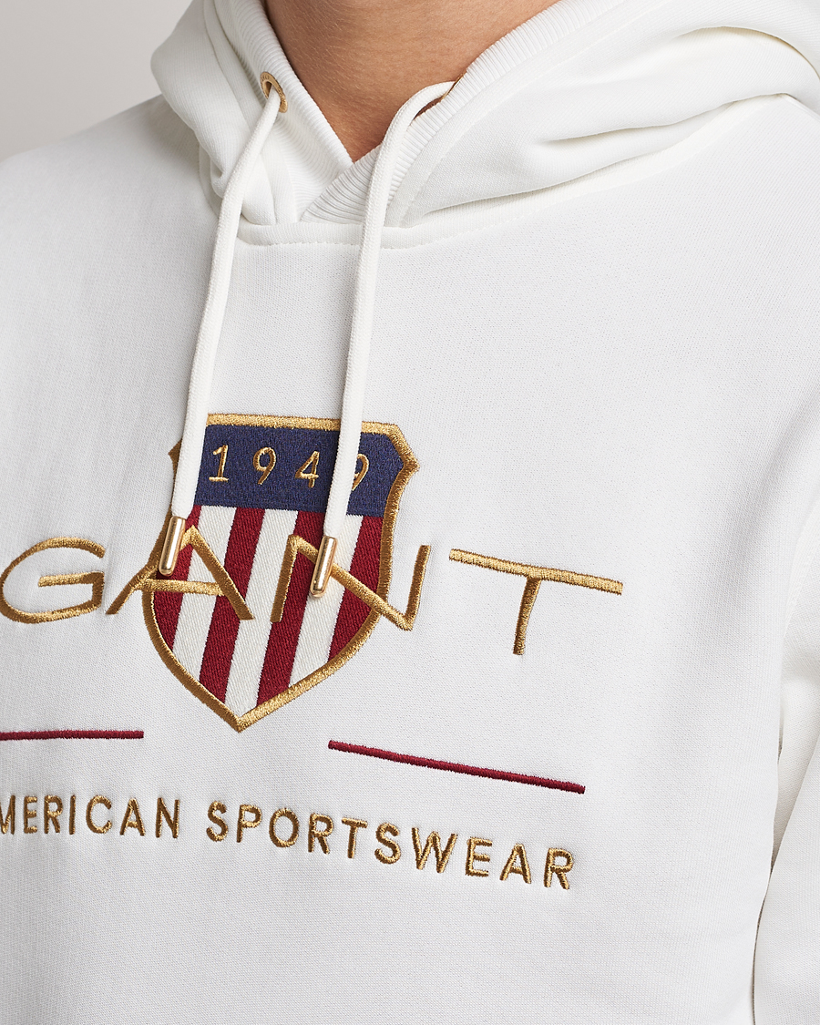 Herren | Pullover | GANT | Archive Shield Hoodie Eggshell